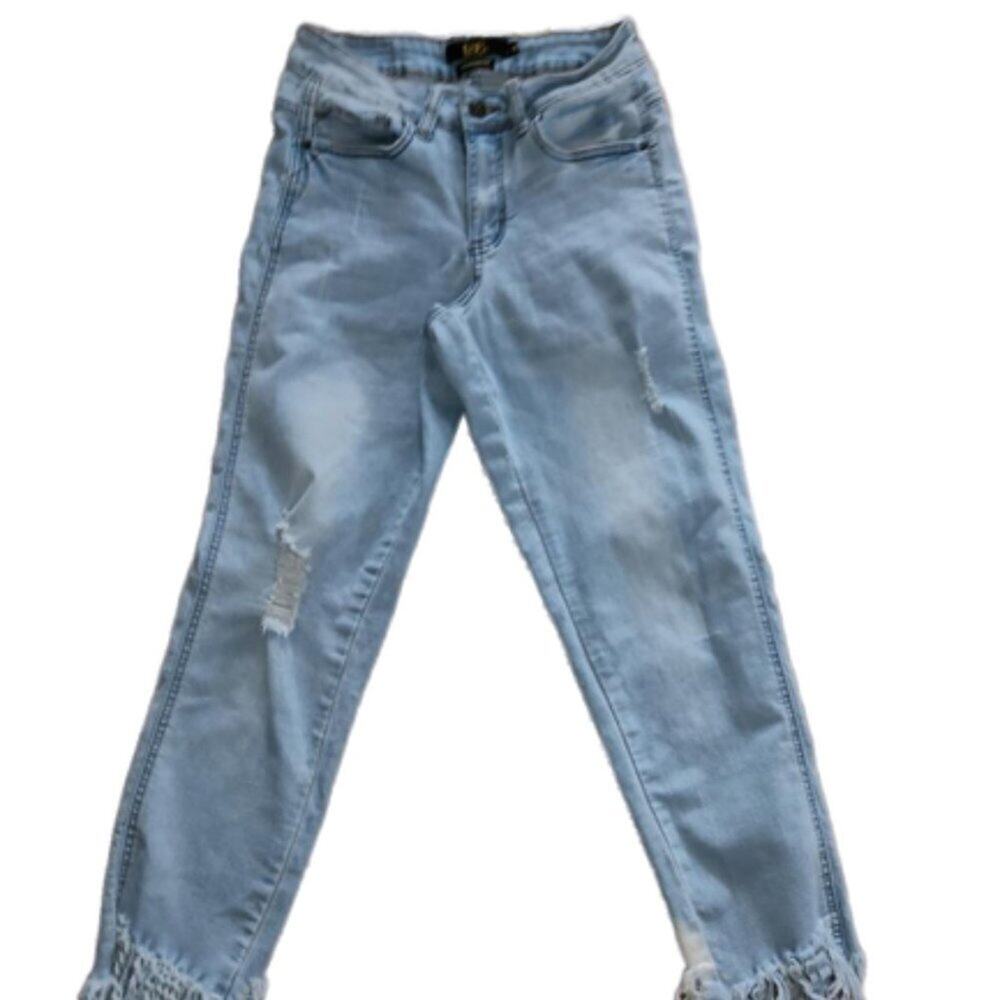 Lucky and Blessed are Western Fringe Jeans || sz4 || EUC